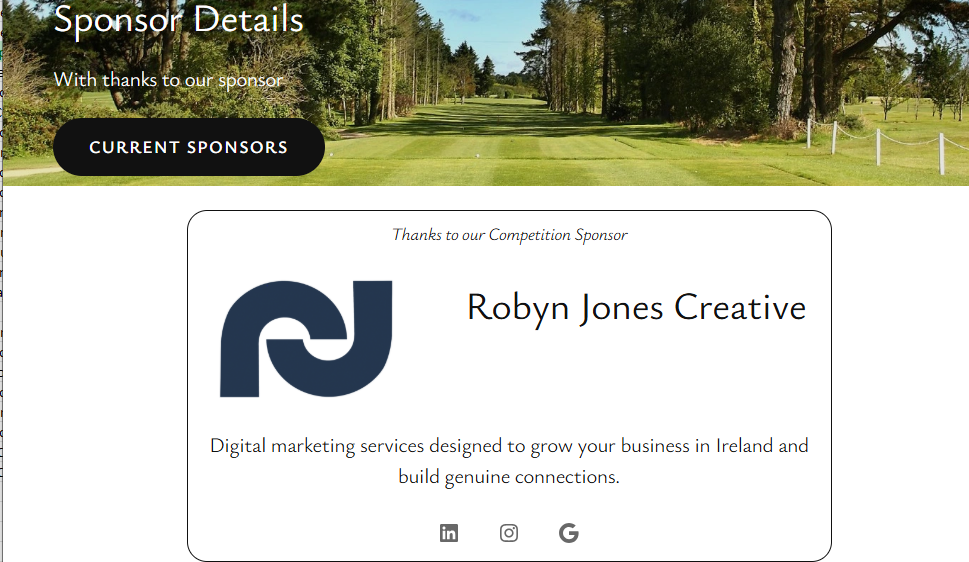 Sponsor display